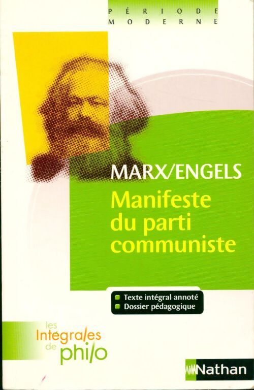 Manifeste du parti communiste - Marx Engels - Livre