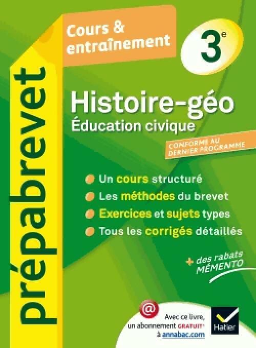 Livrenpoche : Histoire-géographie Éducation civique 3e. Cours & entraînement - Guillaume Joubert - Livre