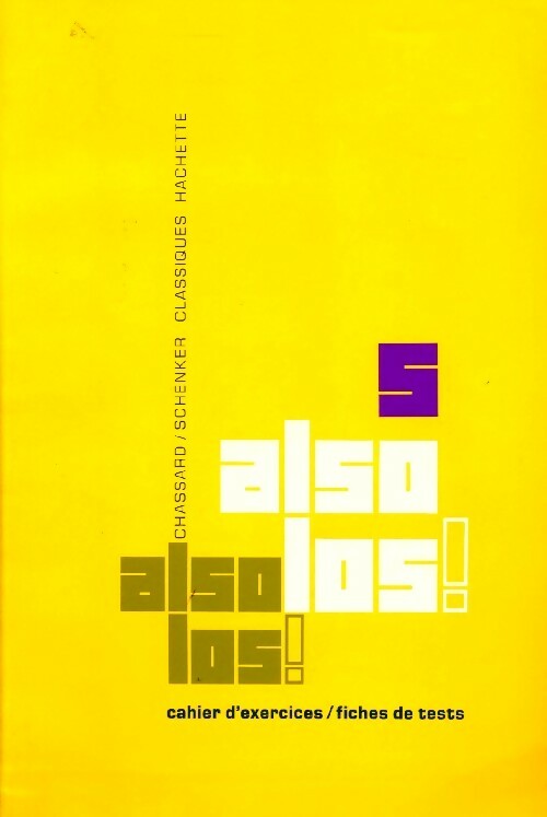 Livrenpoche : Also los ! 5e Cahier d'exercices - Jean Chassard - Livre