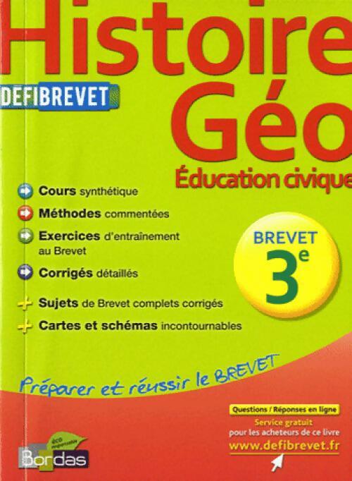 Livrenpoche : Histoire-Géographie-Education civique 3e - Jean-Pierre Rocher - Livre