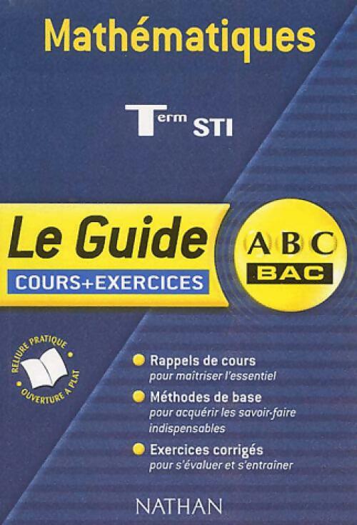 Livrenpoche : Mathématiques Terminales STI - Benjamin Bouchon - Livre