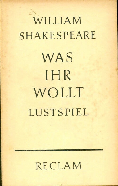 Livrenpoche : Was ihr wollt - William Shakespeare - Livre