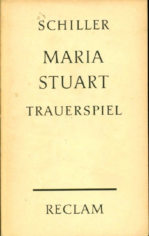 Livrenpoche : Maria Stuart - Friedrich Von Schiller - Livre