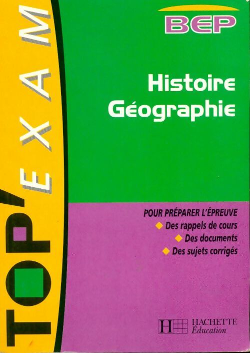 Livrenpoche : Histoire-géographie, BEP - Collectif - Livre