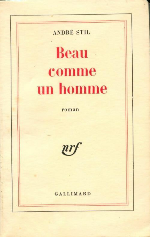 Livrenpoche : Beau comme un homme - André Stil - Livre