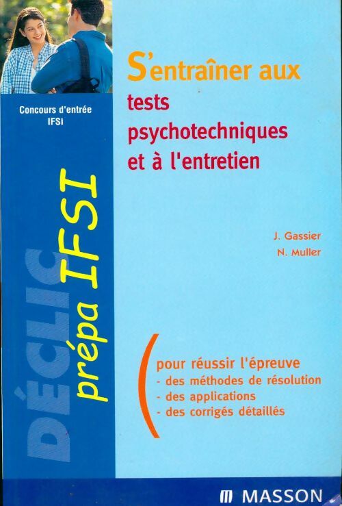 Livrenpoche : S'entraîner aux tests psychotechniques et à l'entretien - Jacqueline Gassier - Livre