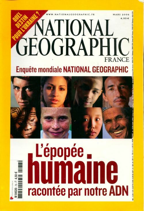 Livrenpoche : National Geographic n°78 : L'épopée humaine racontée par notre ADN - Collectif - Livre