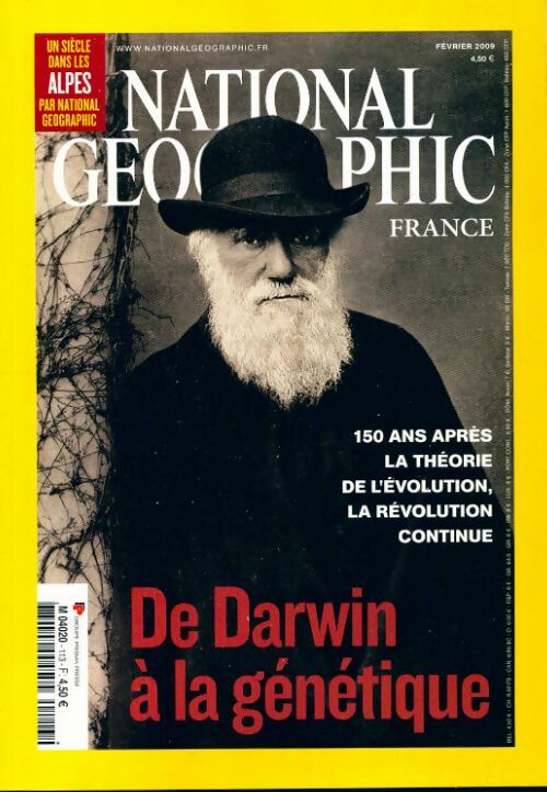 Livrenpoche : National Geographic n°113 : De Darwin à la génétique - Collectif - Livre