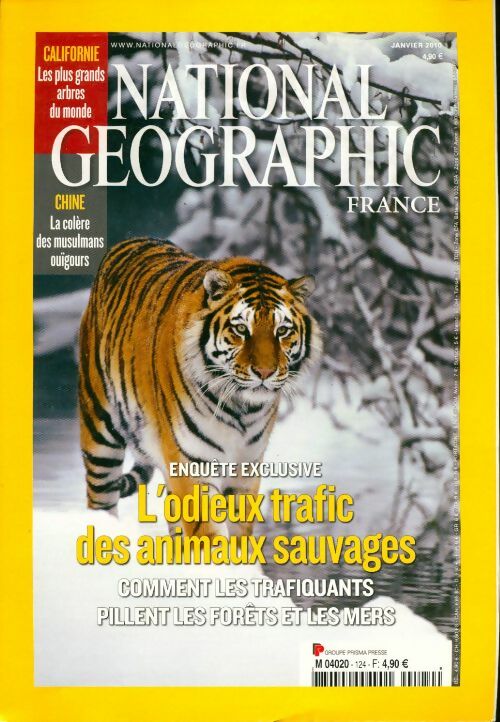 Livrenpoche : National Geographic n°124 : L'odieux trafic des animaux sauvages - Collectif - Livre