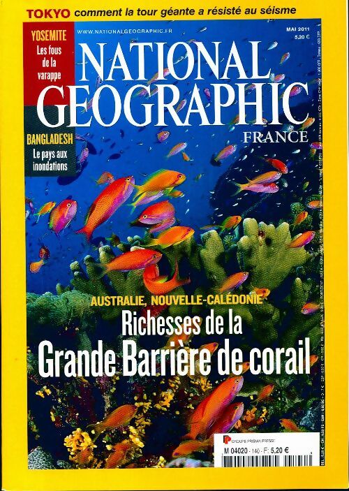 Livrenpoche : National Geographic n°140 : Richesses de la grande barrière de corail - Collectif - Livre