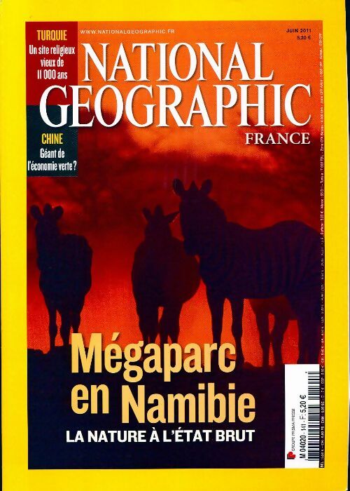 Livrenpoche : National Geographic n°141 : Mégaparc en Namibie - Collectif - Livre
