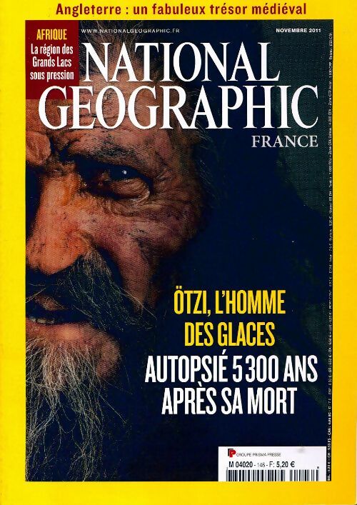 Livrenpoche : National Geographic n°146 : Ötzi, l'homme des glaces - Collectif - Livre