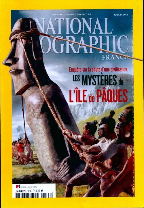 National Geographic n°154 : Les mystères de l'Ile de Pâques - Collectif -  National Geographic France - Livre