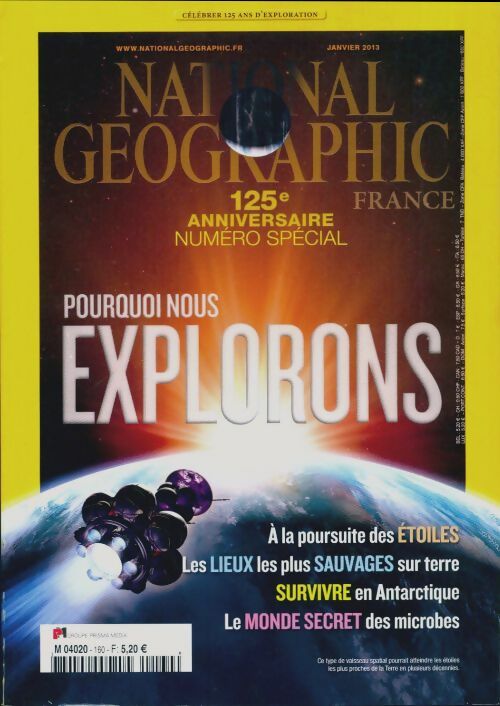 Livrenpoche : National Geographic n°160 : Pourquoi nous explorons - Collectif - Livre