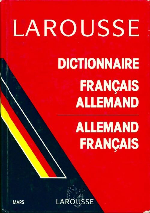 Dictionnaire allemand-français, français-allemand - Harrap Weis Haberfellner -  Larousse GF - Livre
