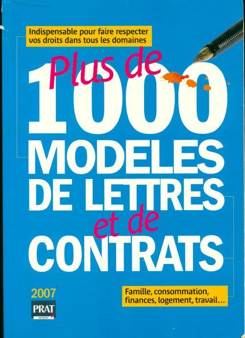 Livrenpoche : Plus de 1000 modèles de lettres et de contrats - Patricia Gendrey - Livre