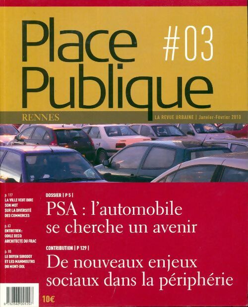 Livrenpoche : Place publique Rennes n°3 - Collectif - Livre
