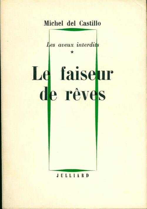 Livrenpoche : Les aveux interdits Tome I : Le faiseur de rêves - Michel Del Castillo - Livre