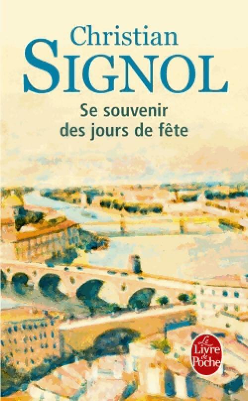 Livrenpoche : Se souvenir des jours de fête - Christian Signol - Livre