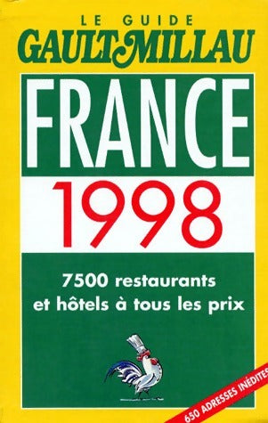 Livrenpoche : Guide Gaultmillau France 1998 - Collectif - Livre