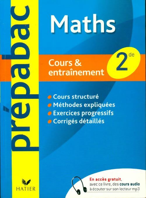 Livrenpoche : Maths seconde. Cours & entraînement - Jean-Dominique Picchiottino - Livre