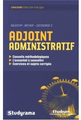 Livrenpoche : Adjoint administratif. Catégorie C - Collectif - Livre