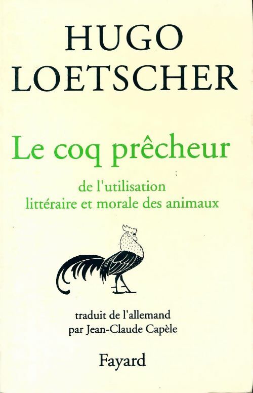 Livrenpoche : Le coq prêcheur - Hugo Loetscher - Livre