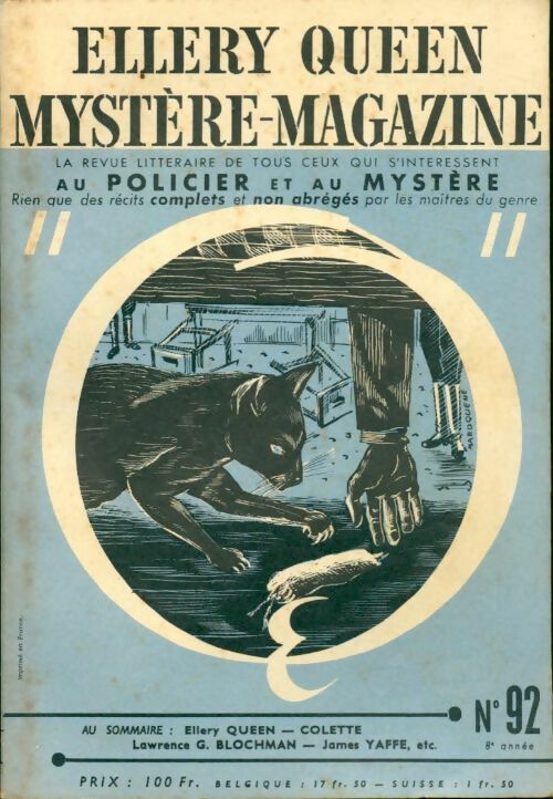 Livrenpoche : Mystère magazine n°92 - Collectif - Livre