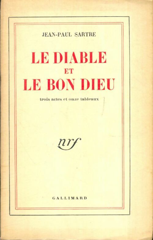 Livrenpoche : Le diable et le bon Dieu - Jean-Paul Sartre - Livre