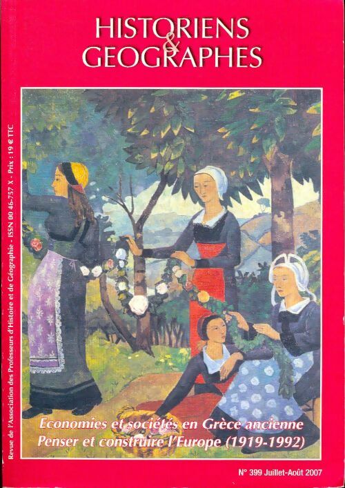 Livrenpoche : Historiens & géographes n°399 : Economies et sociétés en Grèce ancienne - Collectif - Livre