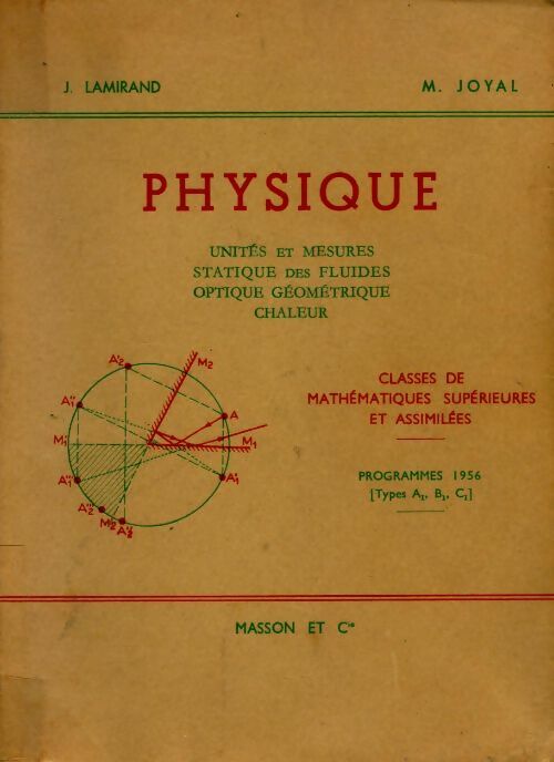 Livrenpoche : Physique. Classes de mathématiques supérieures et assimilées - Collectif - Livre