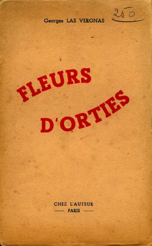Livrenpoche : Fleurs d'orties - Georges Las Vergnas - Livre