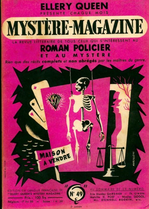 Livrenpoche : Mystère magazine n°49 - Collectif - Livre