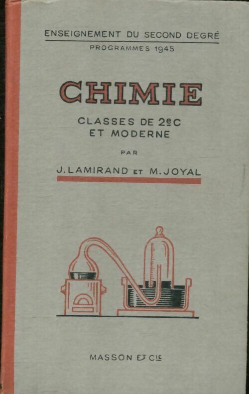 Livrenpoche : Chimie. Classes de 1ère C - J. Lamirand - Livre