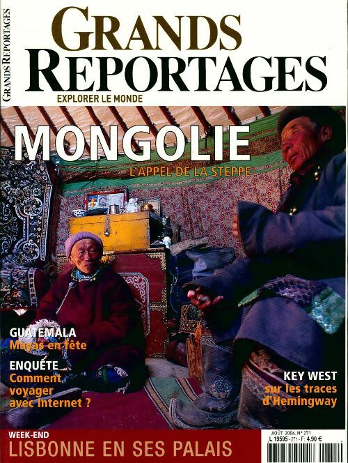 Livrenpoche : Grands reportages n°271 : Mongolie - Collectif - Livre