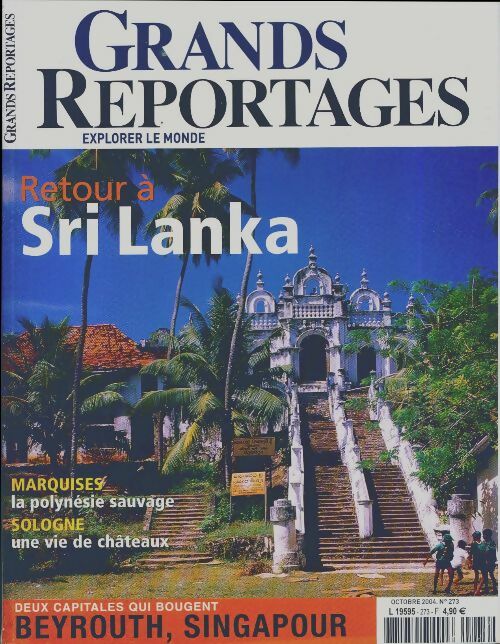 Livrenpoche : Grands reportages n°273 : Retour à Sri Lanka - Collectif - Livre