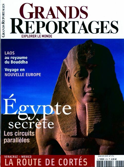 Livrenpoche : Grands reportages n°276 : Egypte secrète - Collectif - Livre