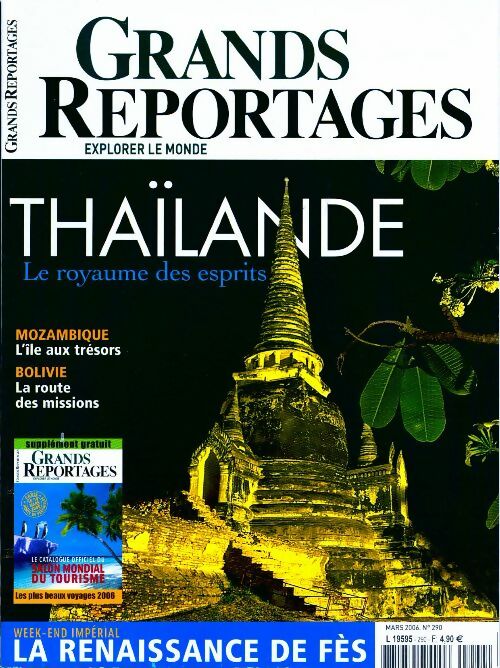 Livrenpoche : Grands reportages n°290 : Thaïlande, le royaume des esprits - Collectif - Livre