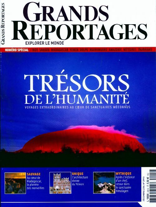 Livrenpoche : Grands reportages n°299 : Trésors de l'humanité - Collectif - Livre