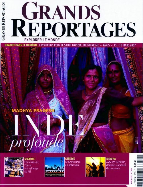 Livrenpoche : Grands reportages n°302 : Inde profonde - Collectif - Livre
