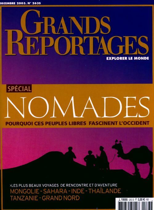 Livrenpoche : Grands reportages n°263 : Spécial nomades - Collectif - Livre
