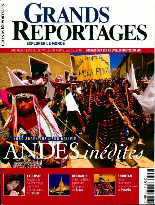 Livrenpoche : Grands reportages n°320 : Andes inédites - Collectif - Livre
