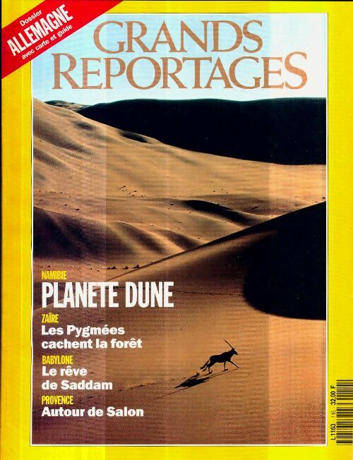 Livrenpoche : Grands reportages n°115 : Planète dune - Collectif - Livre