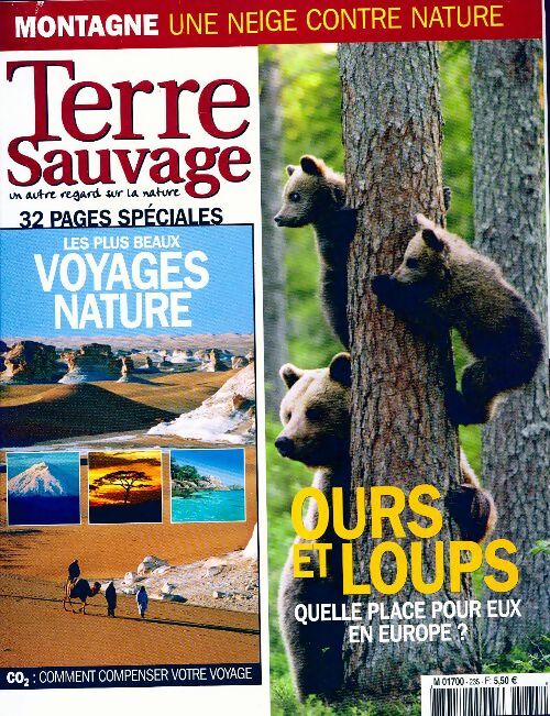 Livrenpoche : Terre sauvage n°235 : Ours et loups - Collectif - Livre