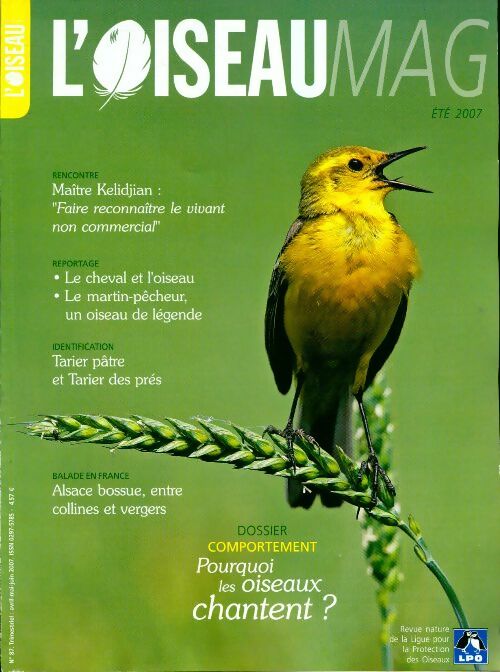 Livrenpoche : L'oiseau mag n°87 : Pourquoi les oiseaux chantent ? - Collectif - Livre