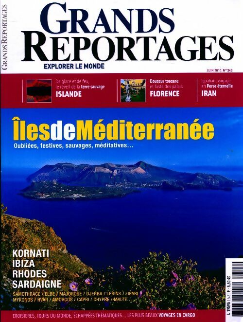 Livrenpoche : Grands reportages n°343 : Iles de Méditerranée - Collectif - Livre