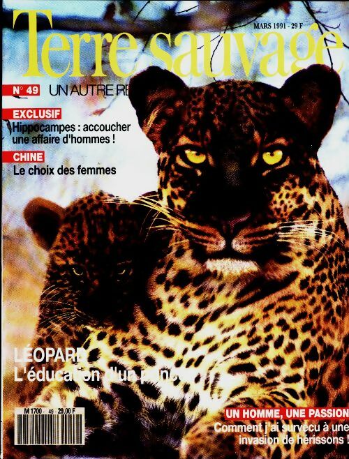 Livrenpoche : Terre sauvage n°49 : Léopard, l'éducation d'un prince - Collectif - Livre