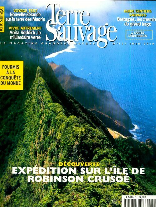 Livrenpoche : Terre sauvage n°151 : Expédition sur l'île de Robinson Crusoé - Collectif - Livre