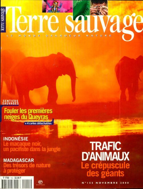Livrenpoche : Terre sauvage n°155 : Trafic d'animaux - Collectif - Livre