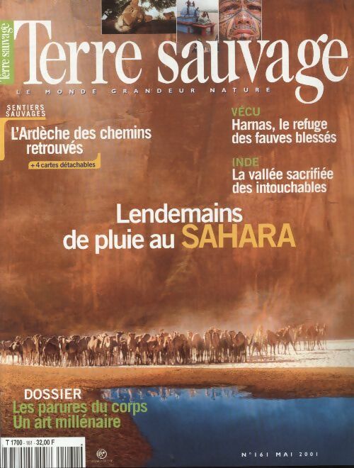 Livrenpoche : Terre sauvage n°161 : lendemains de pluie au Sahara - Collectif - Livre